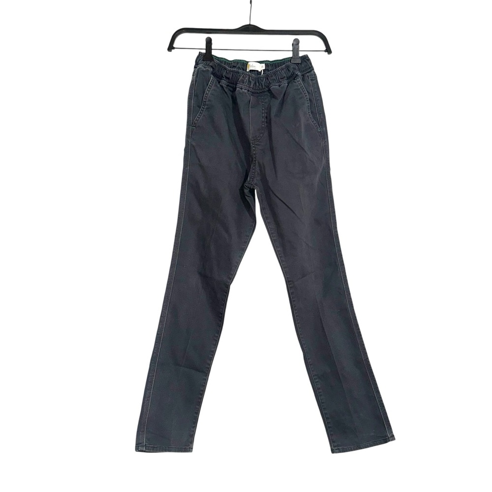 Boden Relaxed Slim Pull-On Elastic Waist Charcoal Boys Pants 12Y